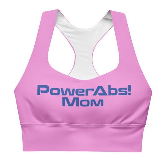 Pink PowerAbs Mom Longline Sports Bra - PowerAbs Staging